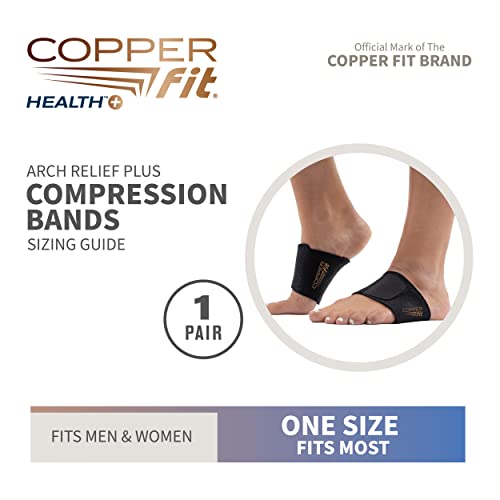 Copper Fit CFACBP Health Unisex Arch Relief Plus with Built-In Orthotic Copper FitBuy Supplements Australia