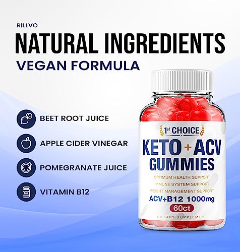 (2 Pack) 1st Choice Keto ACV Weight Loss Gummies Keto First Choice ACV Advanced Formula RillvoBuy Supplements Australia