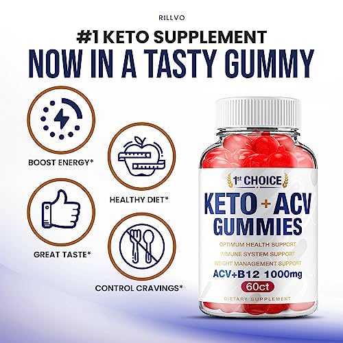 (2 Pack) 1st Choice Keto ACV Weight Loss Gummies Keto First Choice ACV Advanced Formula RillvoBuy Supplements Australia