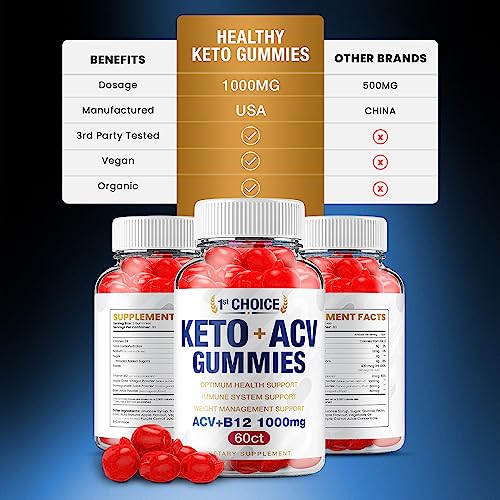 (2 Pack) 1st Choice Keto ACV Weight Loss Gummies Keto First Choice ACV Advanced Formula RillvoBuy Supplements Australia