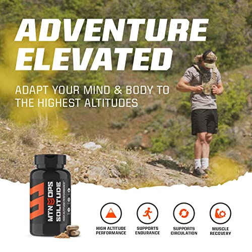 MTN OPS Solitude High-Altitude Performance Supplement (25 Servings), Black, One Size