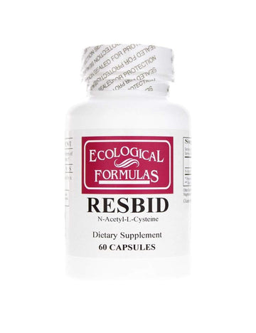 Ecological Formulas Resbid 500 Mg, White, 60 Count Ecological FormulasBuy Supplements Australia