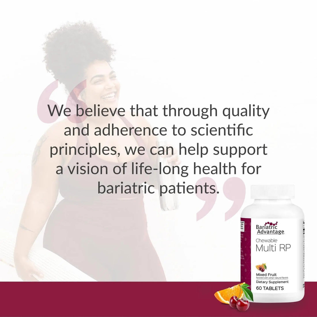 Bariatric Advantage Chewable Multi RP Multivitamin - for Bariatric Surgery Patients - with Iron, Copper, Vitamin C, A, Zinc & More Bariatric Advantage