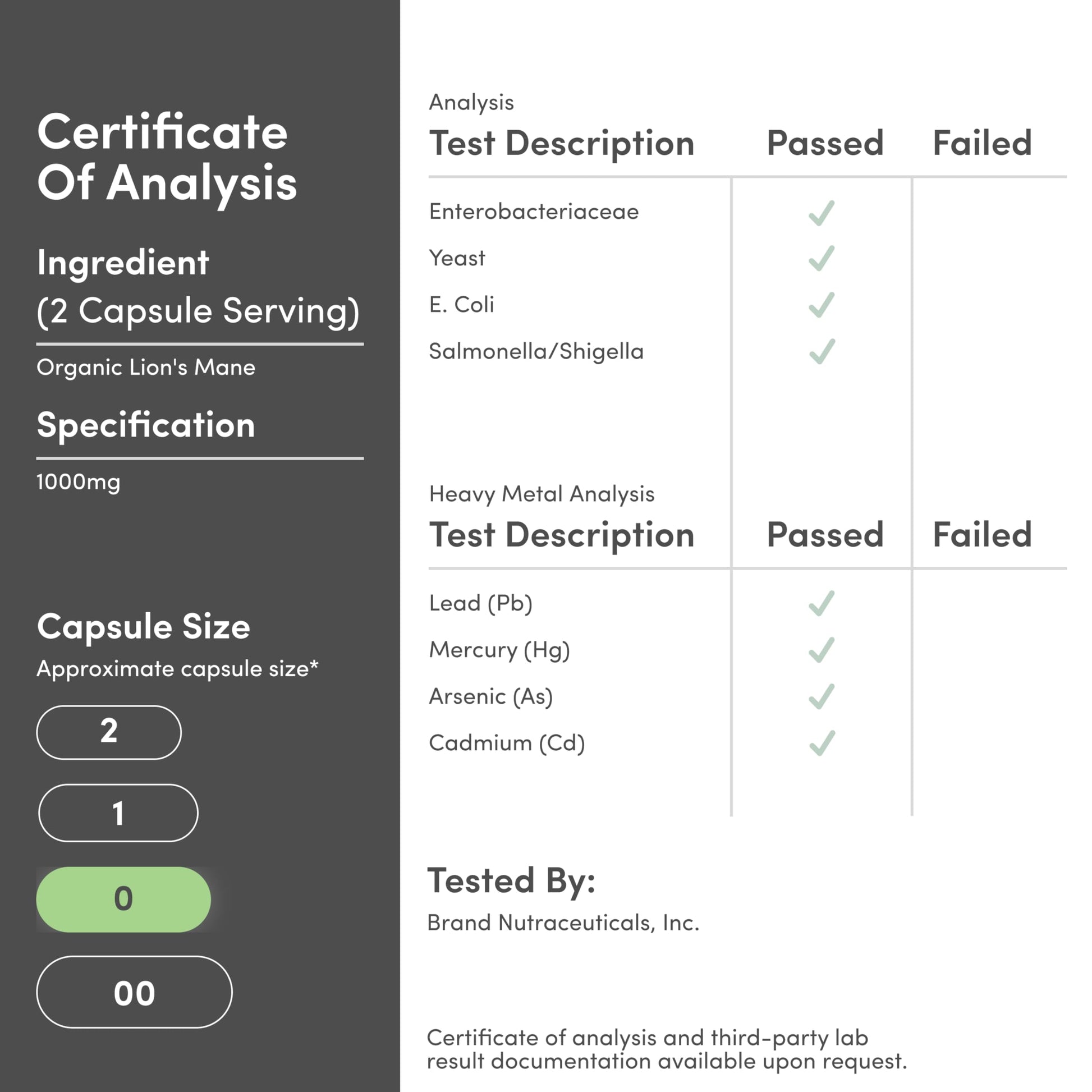 Organic Lions Mane Mushroom Capsules (120 Count), for Focus Support and Immune Health, Third Party Tested and Grown in The USA - by Double Wood Double Wood SupplementsBuy Supplements Australia