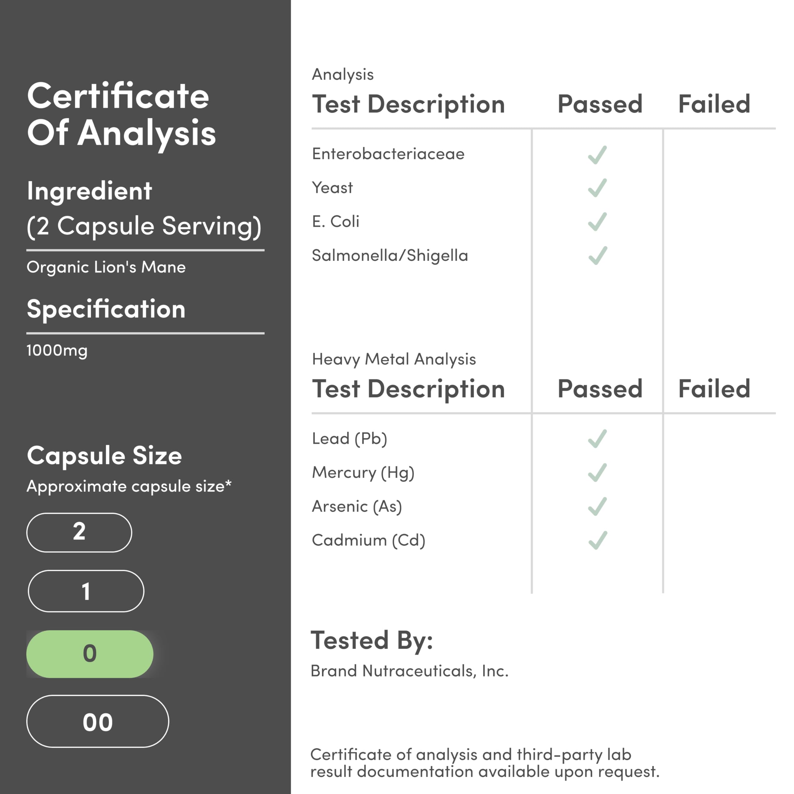 Organic Lions Mane Mushroom Capsules (120 Count), for Focus Support and Immune Health, Third Party Tested and Grown in The USA - by Double Wood Double Wood SupplementsBuy Supplements Australia
