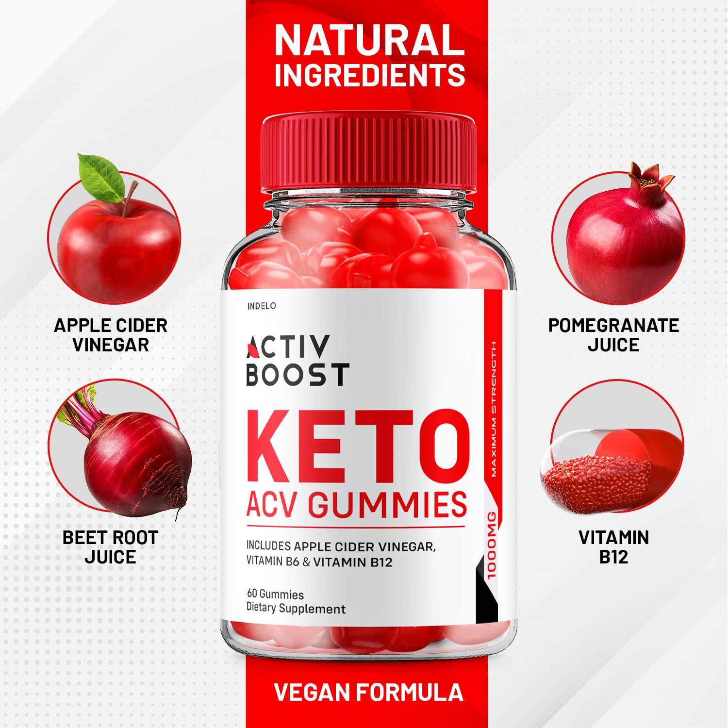 (2 Pack) Activ Boost Keto ACV Gummies - Activ Boost Keto ACV Gummies Reviews IndeloBuy Supplements Australia
