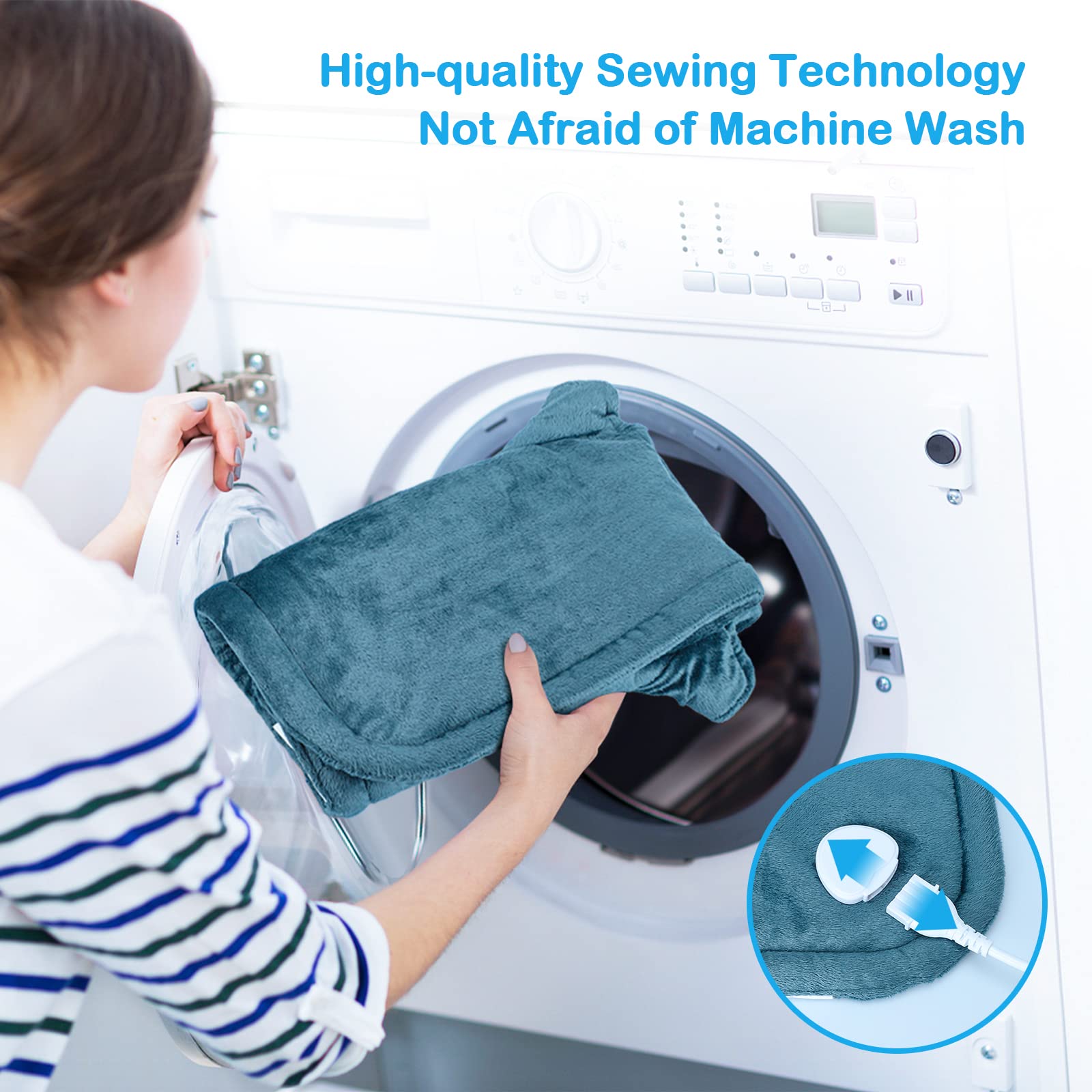 NIUONSIX Heating Pad for Neck and Shoulders 2lb Weighted Neck Heating Pad for Pain NIUONSIXBuy Supplements Australia