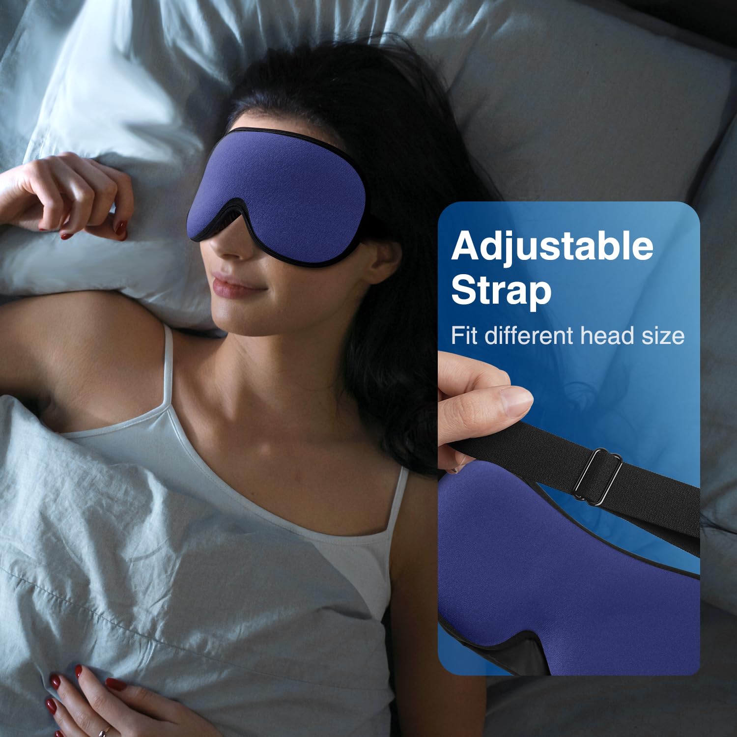 YFONG Weighted Sleep Mask, Women Men 3D Eye Mask Blocking Lights YFONGBuy Supplements Australia