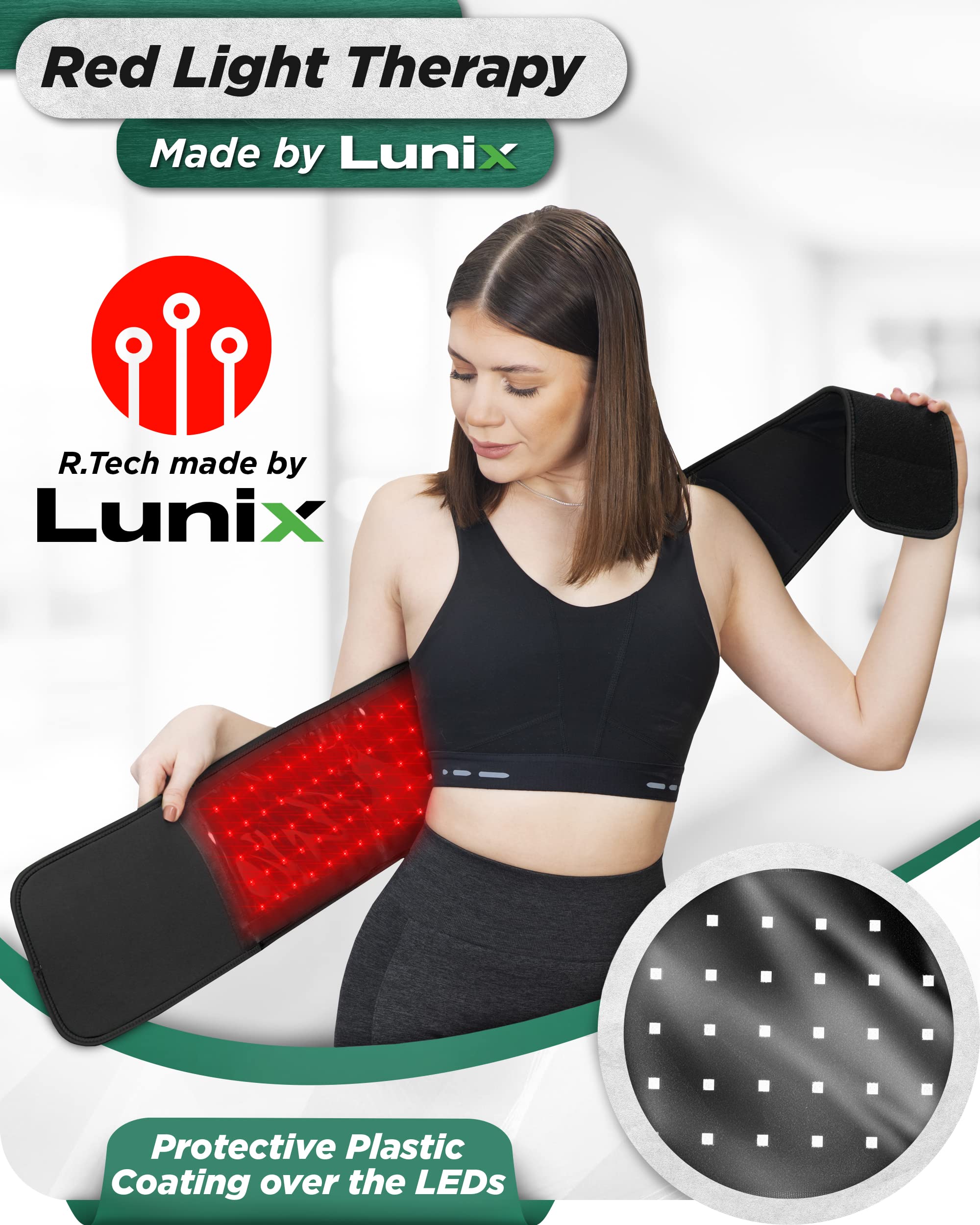 Lunix LX16 Red Light Therapy Belt, Near Infrared Light and Red Light Therapy to Improve Circulation LunixBuy Supplements Australia