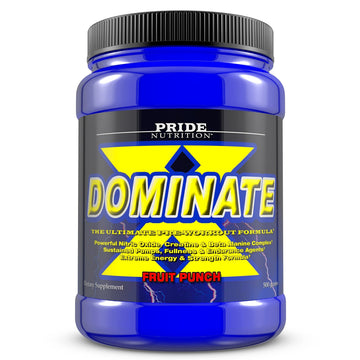 #1 Pre Workout - Dominate X 500g - Best Nitric Oxide & Creatine Pre-Workout Formula