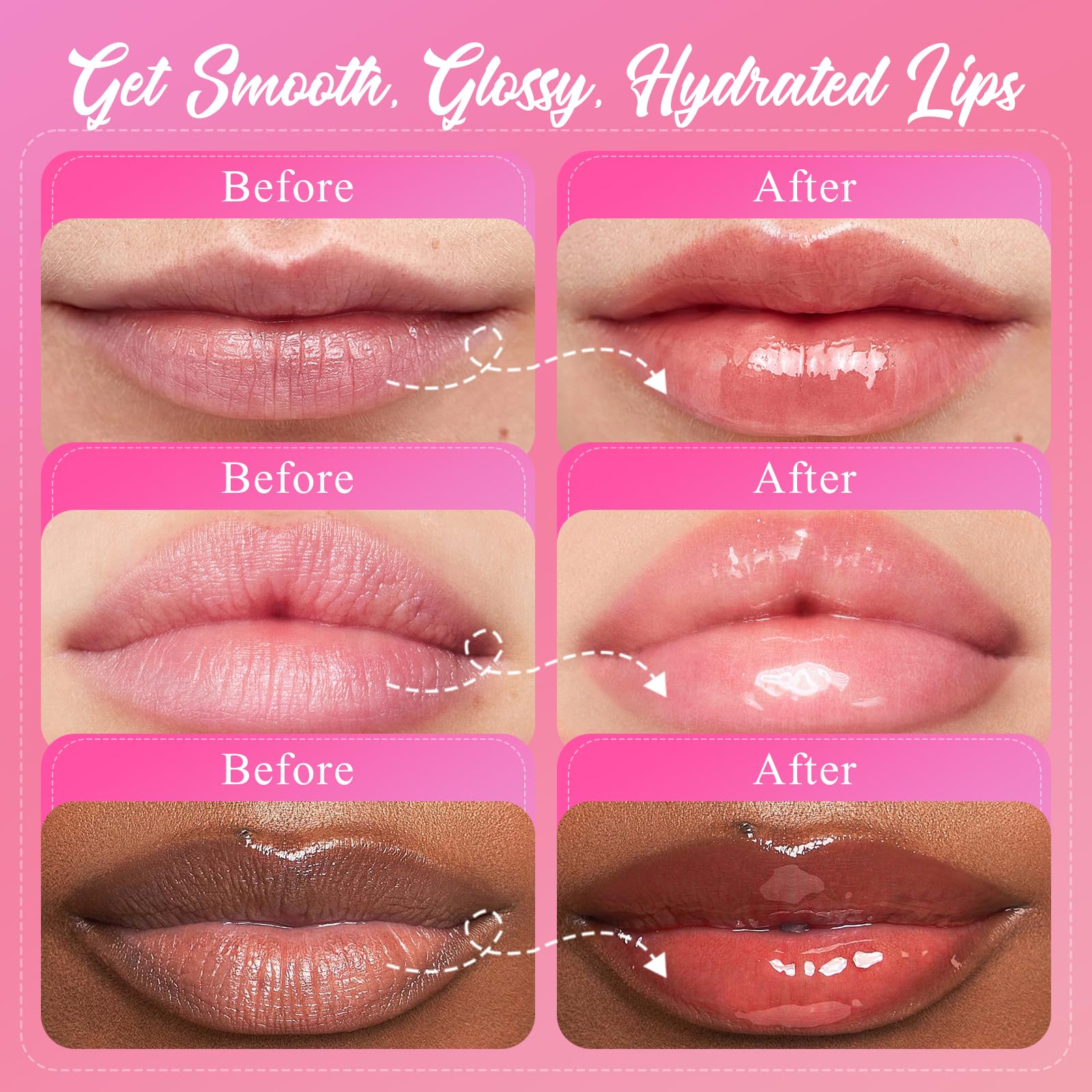 4 Pack Lip Mask Set, Hydrating Lip Mask Overnight - Berry, Grape, Mint, Vanilla Flavors, Lip Sleeping Mask Nourish Lip Balm with Vitamin C & Shea Butter | Dry Lips Care Gift SHVYOGBuy Supplements Australia